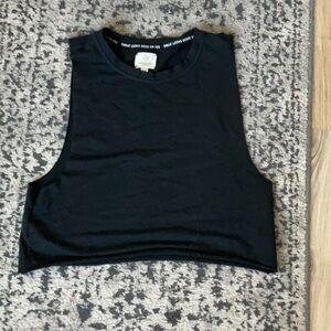 Black cut out tank top off-line by aerie